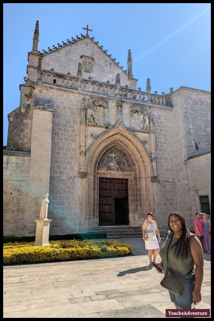 Explore Burgos entrance to the Monastery