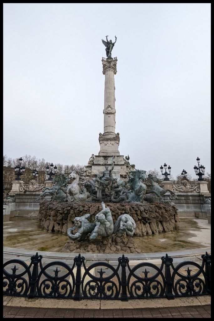 Intricate & Ornate fountain 4 days in Bordeaux Itinerary Must See