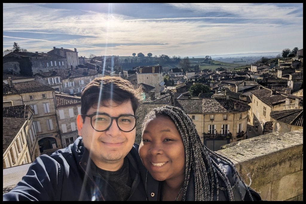 Saint-Émilion skyline, rooftops of medieval town 4-days in Bordeaux Itinerary