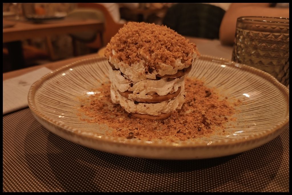 What to eat: The O Encaixados dessert a dreamy light dessert with  O maria cookies and cream